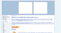 Desktop Screenshot of mobilephone.buyingguide.com.au