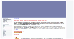 Desktop Screenshot of digitalcamera.buyingguide.com.au