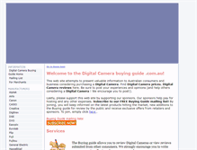 Tablet Screenshot of digitalcamera.buyingguide.com.au